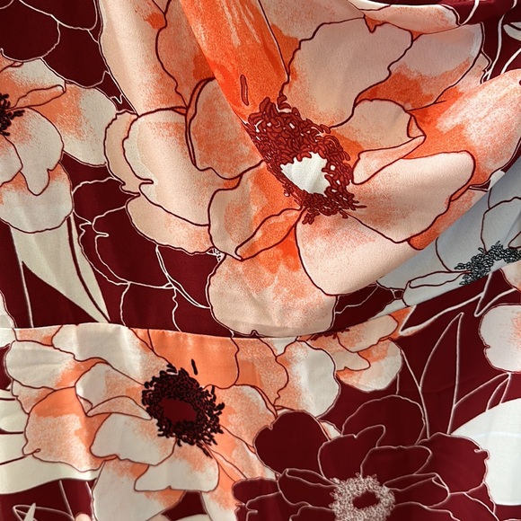 NEW Rachel Rachel Roy Vixen Floral Rita One Shoulder Tiered Ruffle Dress Size 6 - Picture 6 of 12